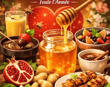 5 Recettes Simples avec Miel Aphrodisiaque